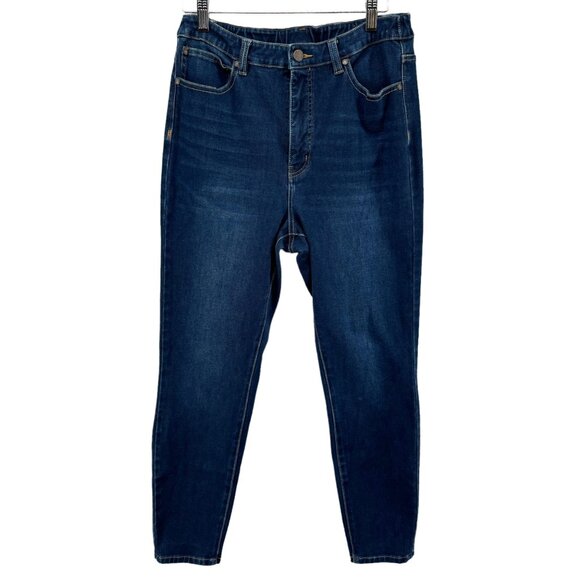 Soft Surroundings Jeans Womens Blue Flex Waist Modal Blend Stretch Denim Size 6 - Picture 1 of 10